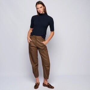 Zero + Maria Cornejo Takeo Brown Pants